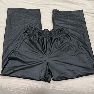 OFFLINE by Aerie Faux Leather Wide Leg Pant